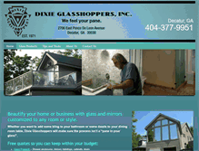 Tablet Screenshot of dixieglasshoppers.com